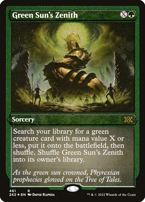 Green Sun's Zenith from Double Masters 2022