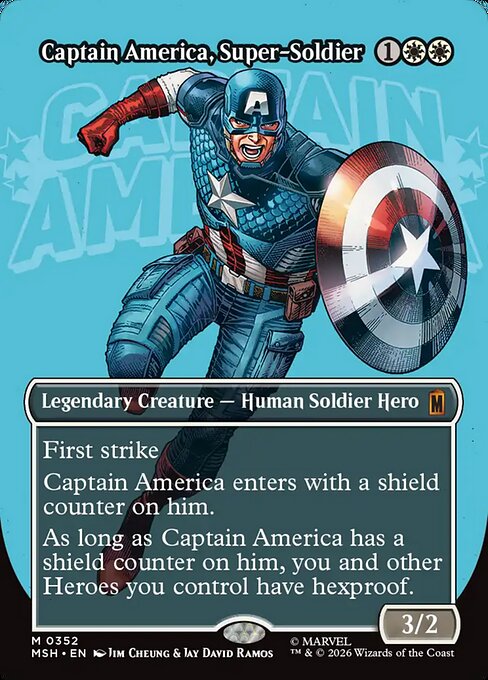 Captain America, Super-Soldier from Marvel Super Heroes