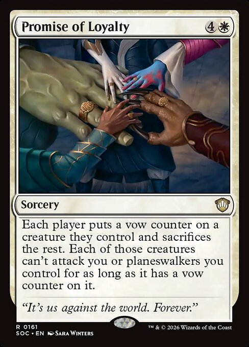 Promise of Loyalty from Secrets of Strixhaven Commander