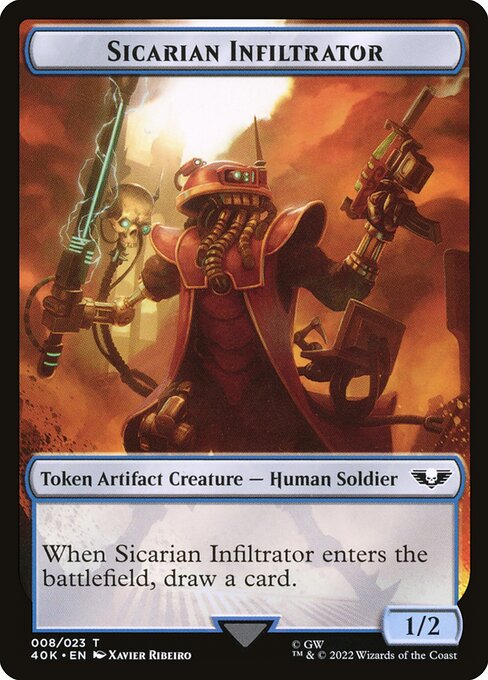 Sicarian Infiltrator highlighted card art