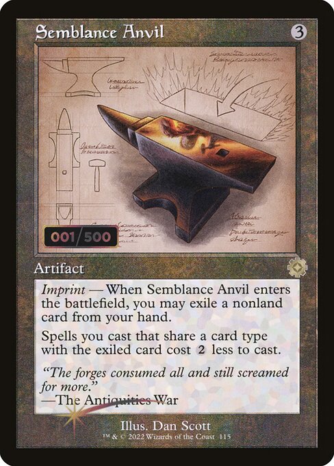 Semblance Anvil from The Brothers' War Retro Artifacts