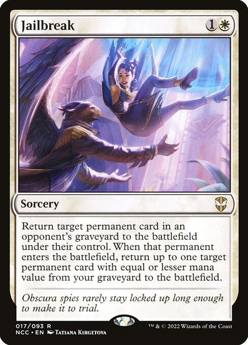 Jailbreak highlighted card art