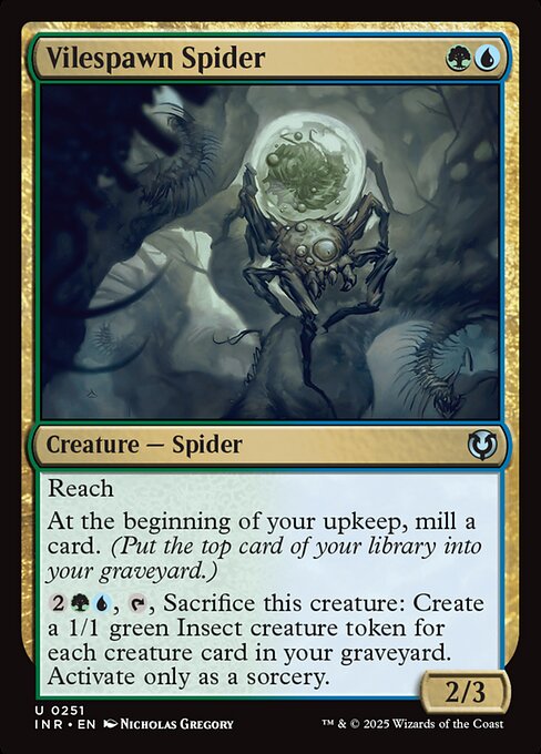 Vilespawn Spider highlighted card art