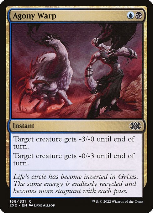 Agony Warp highlighted card art