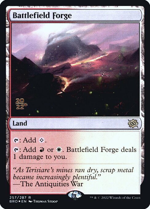 Battlefield Forge from The Brothers' War Promos