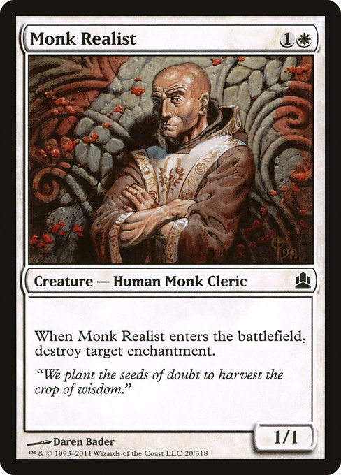 Monk Realist highlighted card art