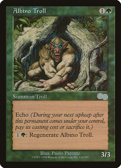Albino Troll from Urza's Saga