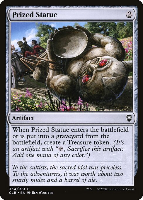 Prized Statue highlighted card art