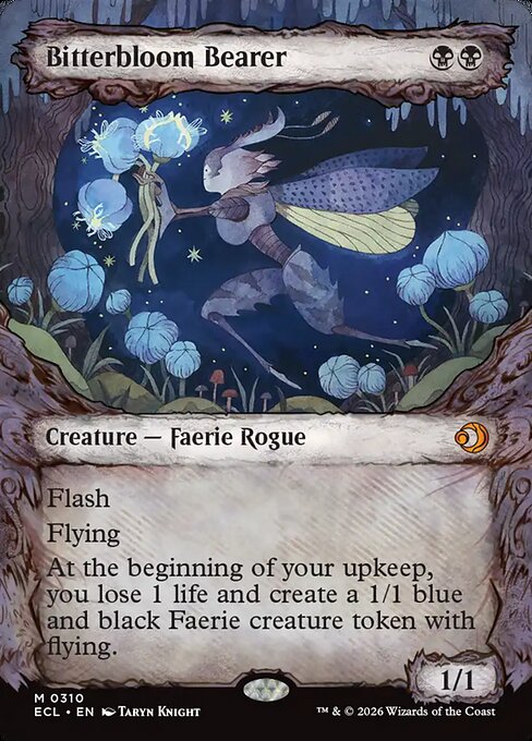 Bitterbloom Bearer highlighted card art