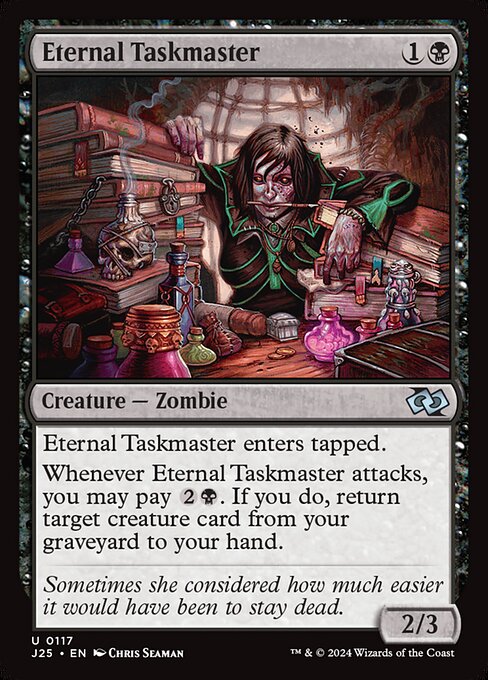 Eternal Taskmaster highlighted card art