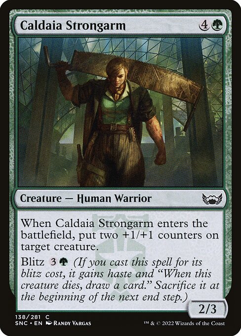 Caldaia Strongarm highlighted card art