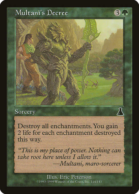 Multani's Decree highlighted card art