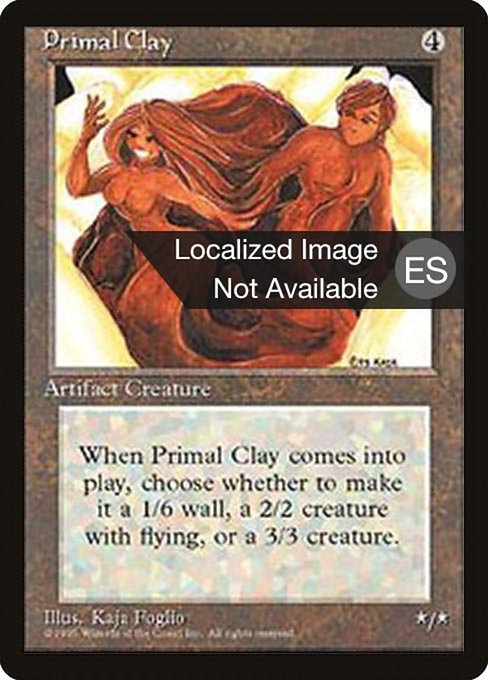 Primal Clay from Fourth Edition Foreign Black Border