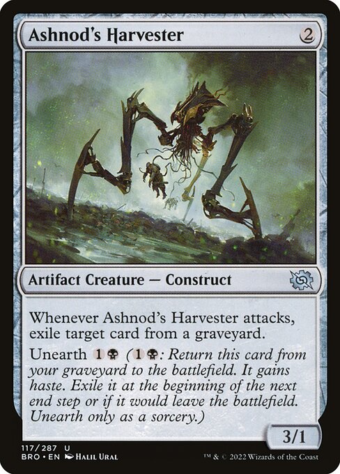 Ashnod's Harvester highlighted card art