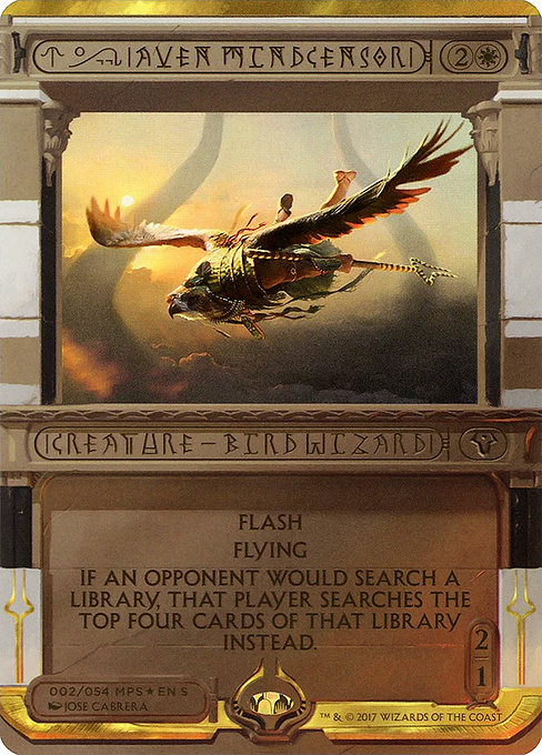 Aven Mindcensor from Amonkhet Invocations