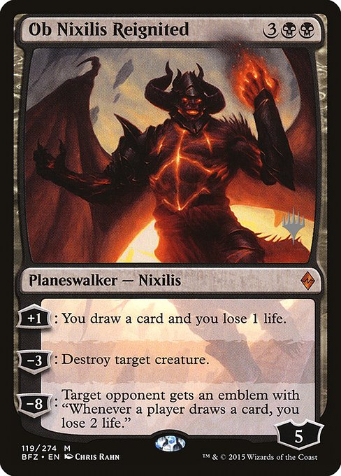 Ob Nixilis Reignited from Battle for Zendikar Promos