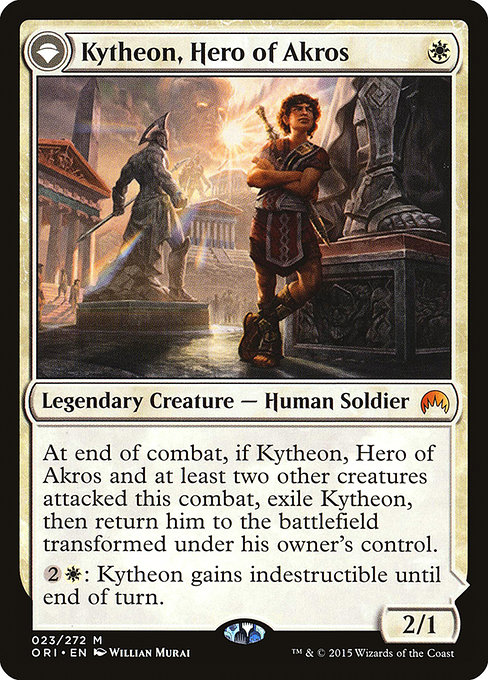 Kytheon, Hero of Akros // Gideon, Battle-Forged from Magic Origins