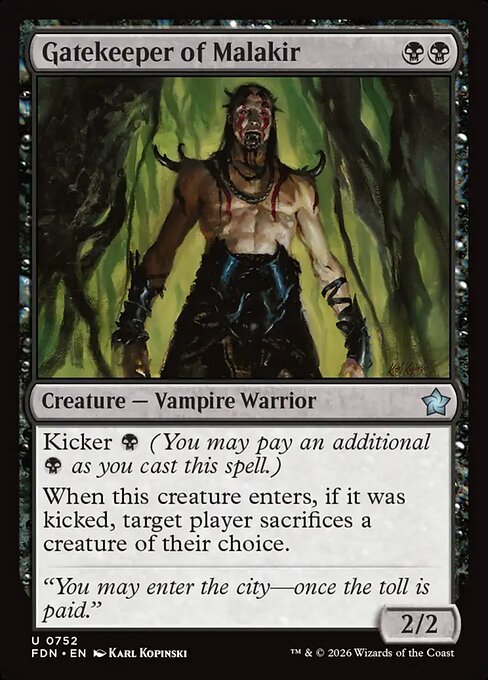 Gatekeeper of Malakir highlighted card art