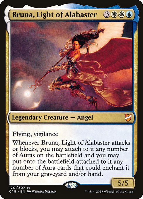 Bruna, Light of Alabaster from Commander 2018