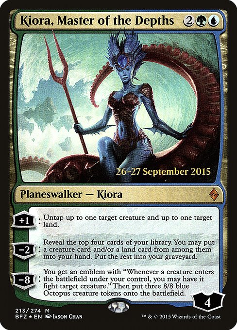 Kiora, Master of the Depths from Battle for Zendikar Promos