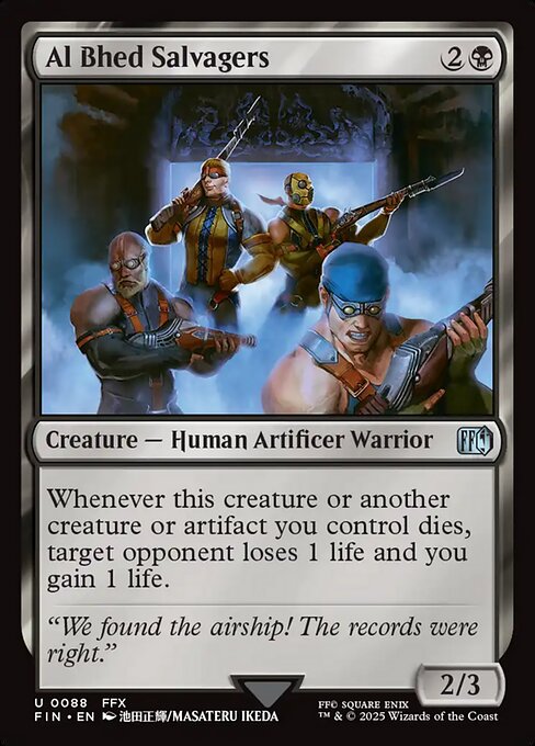 Al Bhed Salvagers highlighted card art