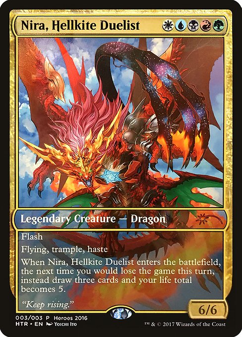 Nira, Hellkite Duelist highlighted card art
