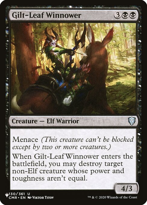 Gilt-Leaf Winnower highlighted card art