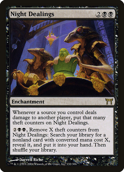 Night Dealings highlighted card art