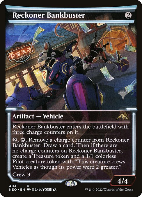 Reckoner Bankbuster from Kamigawa: Neon Dynasty Promos