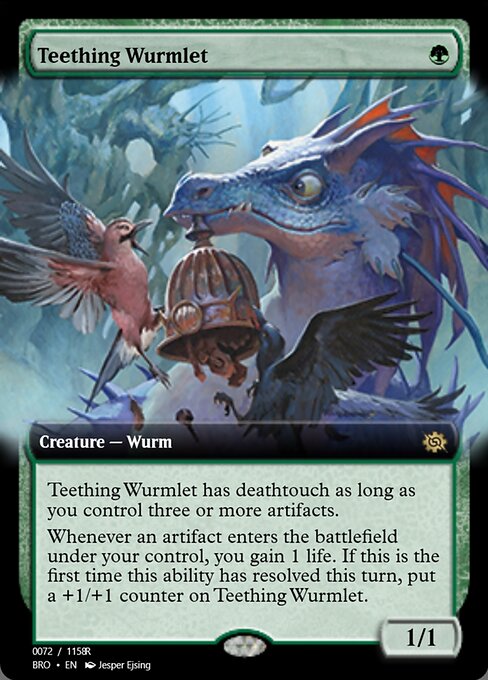 Teething Wurmlet highlighted card art