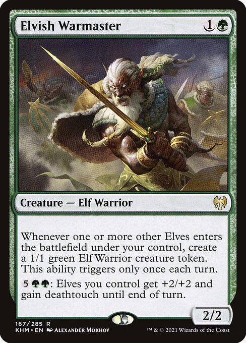 Elvish Warmaster from Kaldheim