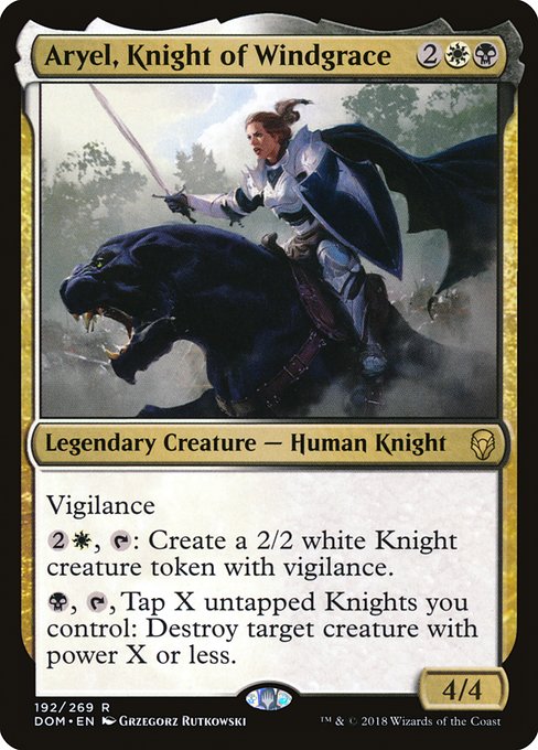 Aryel, Knight of Windgrace from Dominaria