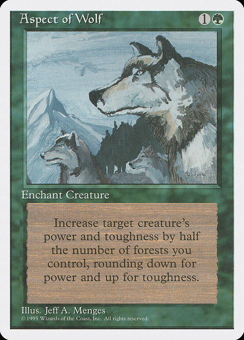 Aspect of Wolf from Fourth Edition