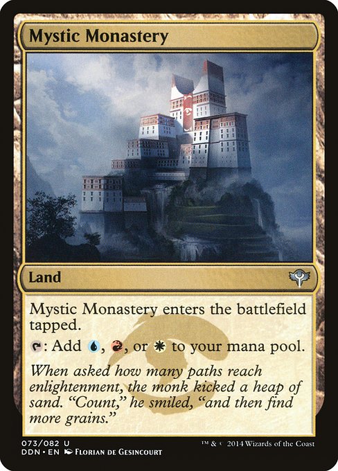 Mystic Monastery from Duel Decks: Speed vs. Cunning