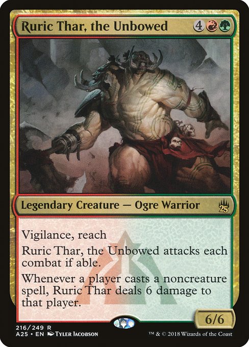 Ruric Thar, the Unbowed from Masters 25