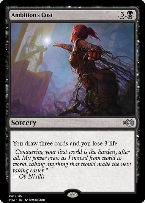 Ambition's Cost from Magic Online Promos