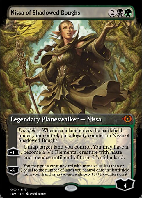Nissa of Shadowed Boughs highlighted card art