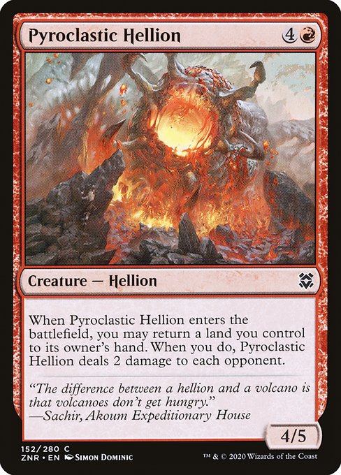 Pyroclastic Hellion highlighted card art