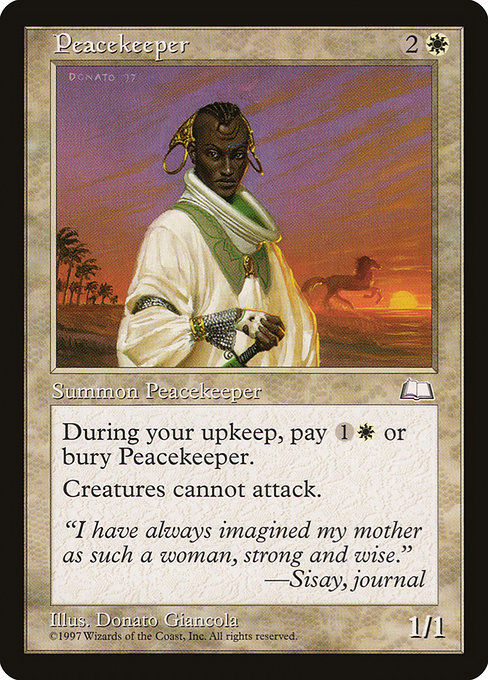 Peacekeeper highlighted card art