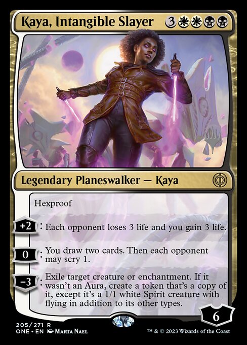Kaya, Intangible Slayer highlighted card art