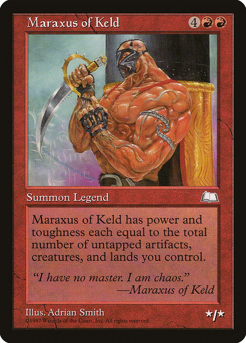 Maraxus of Keld highlighted card art