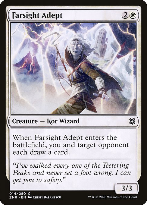 Farsight Adept highlighted card art