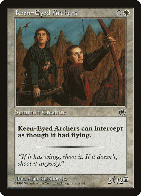 Keen-Eyed Archers highlighted card art