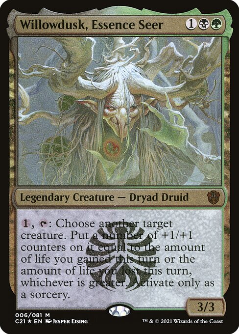 Willowdusk, Essence Seer from Commander 2021 Display Commanders