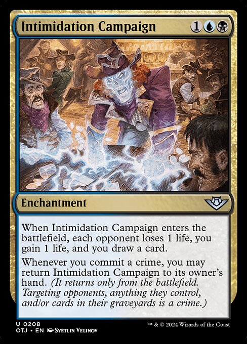 Intimidation Campaign highlighted card art