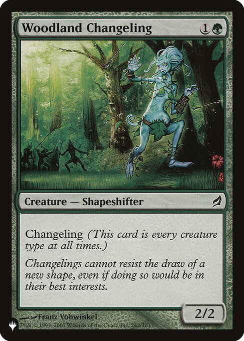 Woodland Changeling highlighted card art