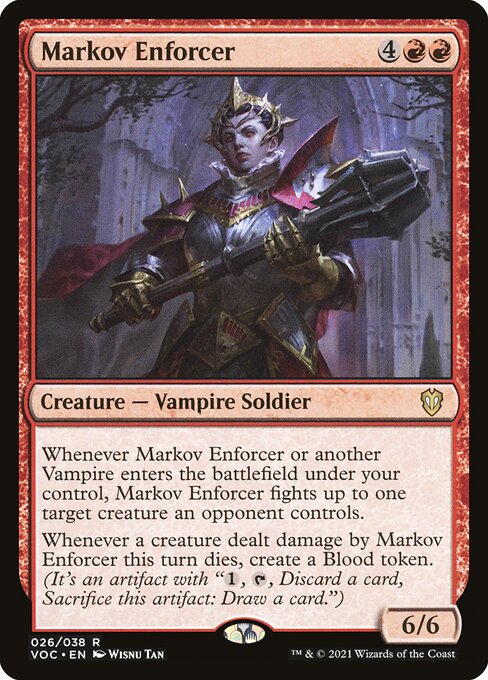 Markov Enforcer from Crimson Vow Commander