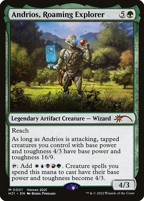 Andrios, Roaming Explorer highlighted card art