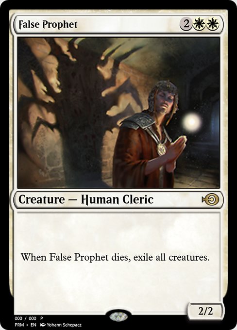 False Prophet highlighted card art