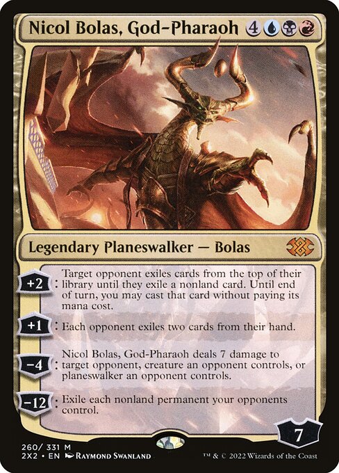 Nicol Bolas, God-Pharaoh from Double Masters 2022